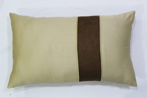 Stylish Cotton Satin Patch Throw/Lumber Pillow Online In India