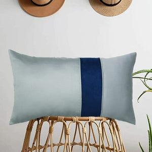 Stylish Cotton Satin Patch Throw/Lumber Pillow Online In India