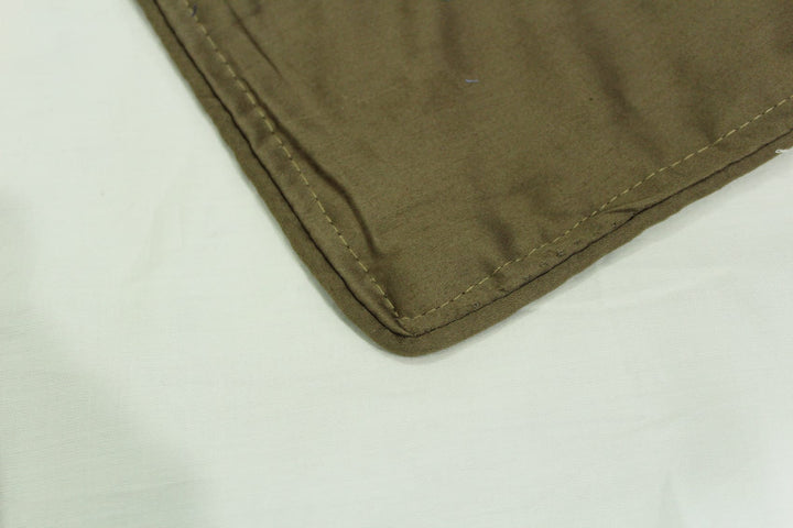 Plain 400 TC Luxurious Cotton Satin Duvet Cover in Cream & Mehendi Green online in India