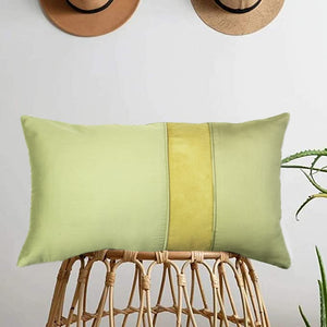 Stylish Cotton Satin Patch Throw/Lumber Pillow Online In India