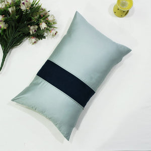 Stylish Cotton Satin Patch Throw/Lumber Pillow Online In India