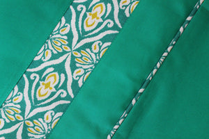 600 TC Luxurious Cotton Satin Bolster Cover Set in Aqua-2Pcs