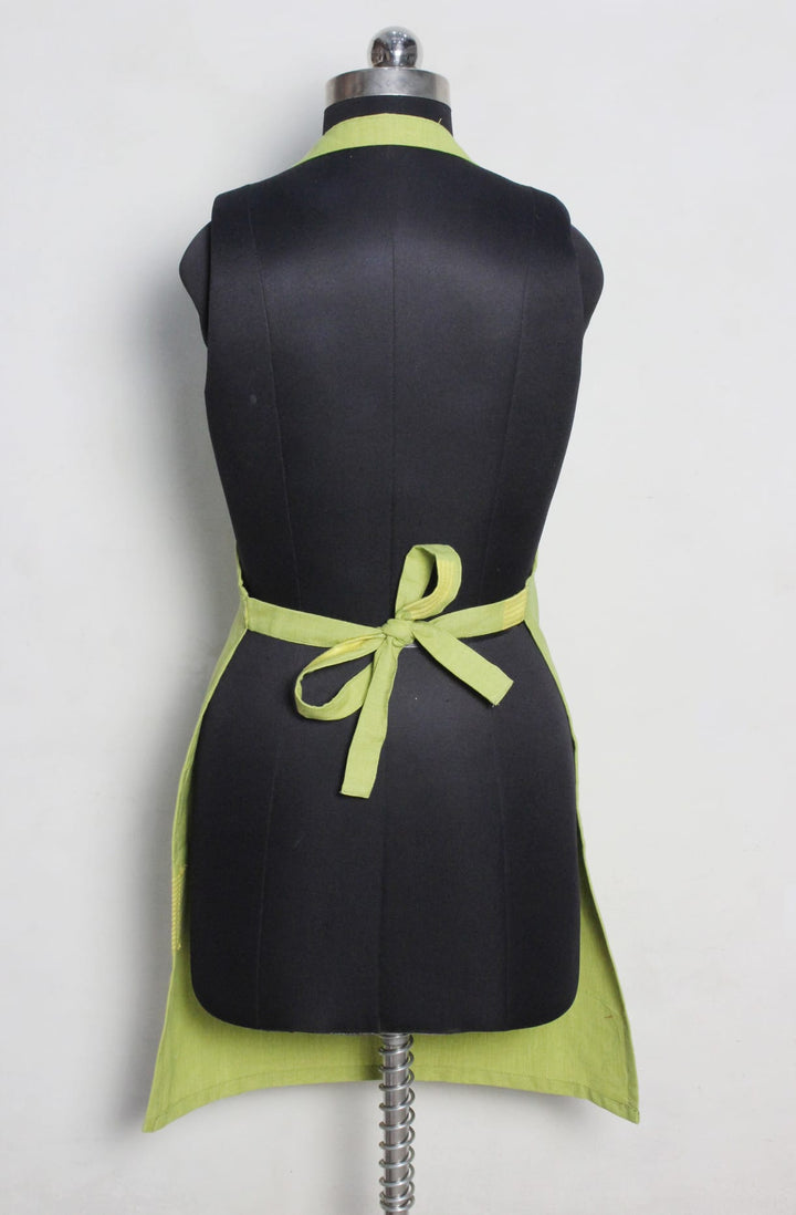 Alpha Green Cotton Kitchen Apron(1 Pc) online in India