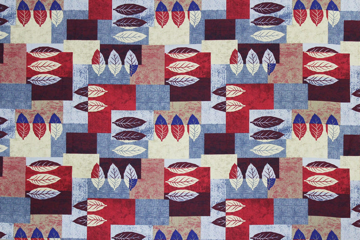 Designer Handloom Print Cotton Flare Diwan Set(6 Pcs) online in India