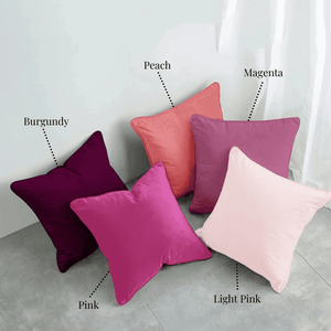 Plain Cotton Decorative Cushion Cover 5 Pcs online at best prices