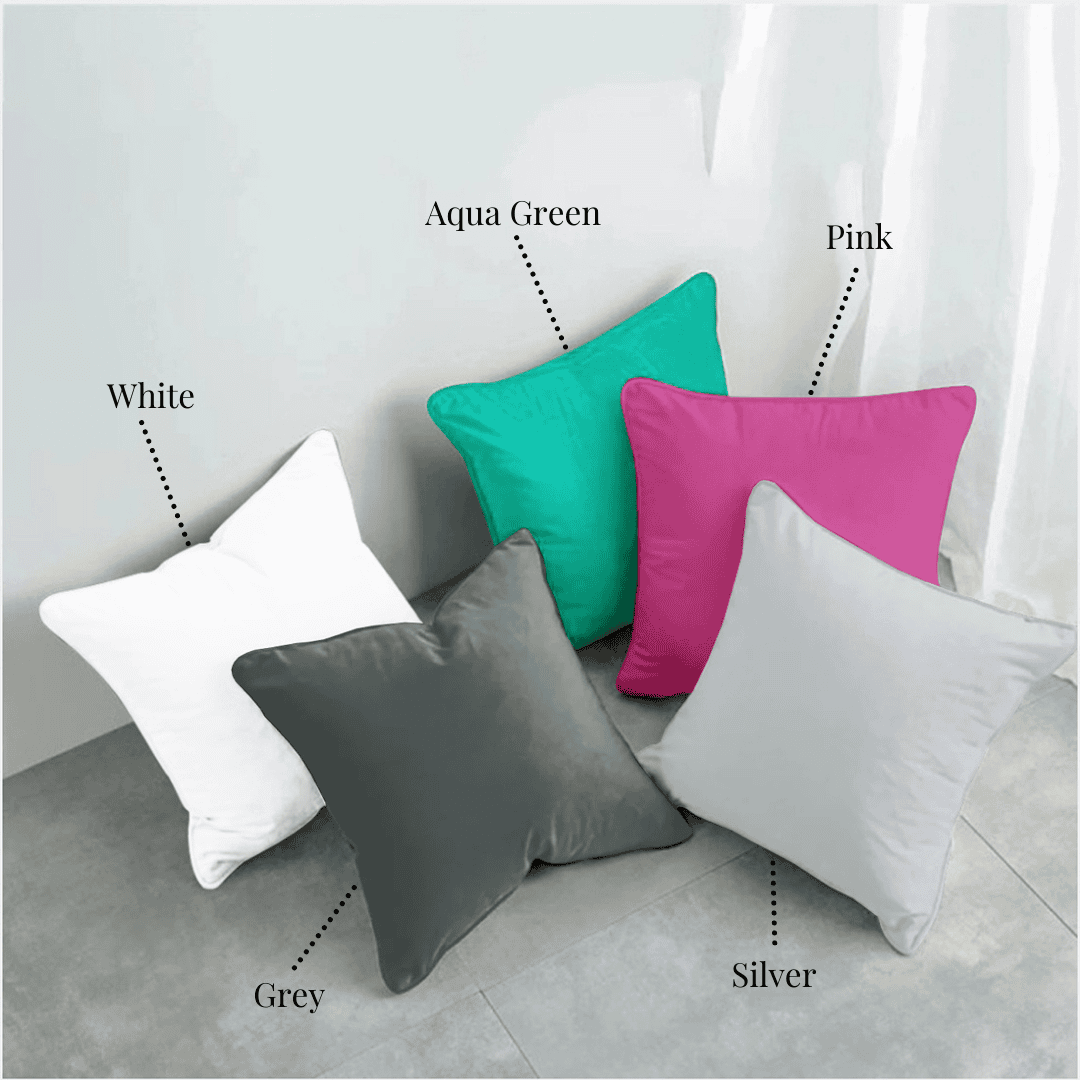 Cotton Decorative 5 Pcs Cushion Cover Set