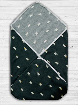 Soft Printed Cotton Wrapping Sheet for new born baby online in India