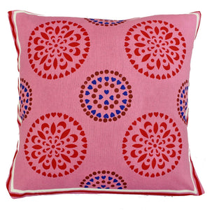 Designer Pink Printed Festive Colors Diwan Set(6 Pcs) online in India