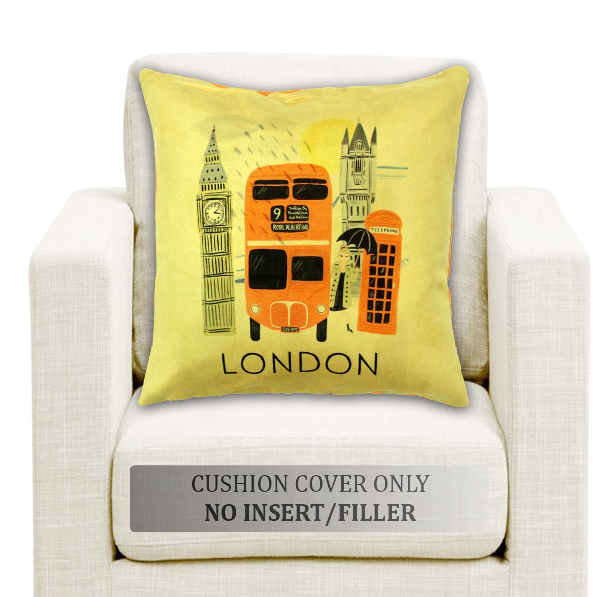 SUEDE Digital Print Luxurious 1 Pcs Cushion Cover