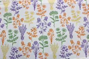 Soft cotton Floral print 250 TC fitted bedsheet in Purple At Best Prices