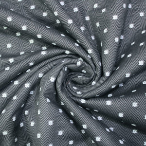 Pearl Texture Floral Print 300TC Cotton Dohar Comforter In Grey At Best Prices