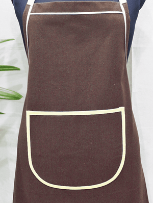 Stylish Coffee Handwoven Cotton Kitchen Apron (1 Pc) Online In India