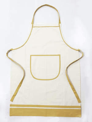 Stylish Natural Handwoven Cotton Kitchen Apron (1 Pc) Online In India
