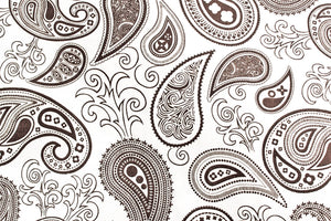 Soft Aqua 144 TC Floral Print Cotton Fabric(231 cms) online in India