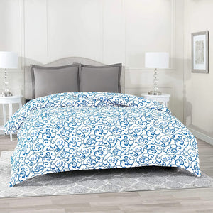 Comfortable 144 TC Printed Cotton Duvet Cover online in India