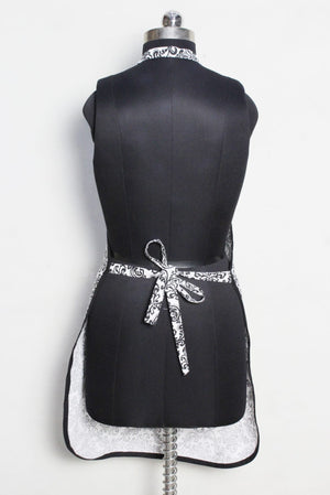 Prism Black Damask Cotton Kitchen Apron(1 Pc) online in India