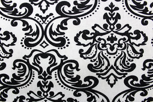Soft Damask print Black Cotton Cushion Cover Set online in India