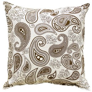Soft Geometrical print Brown Cotton Cushion Cover Set online in India