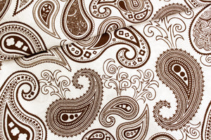 Prism Brown Printed Cotton Damask Table Cover(1 Pc) online in India
