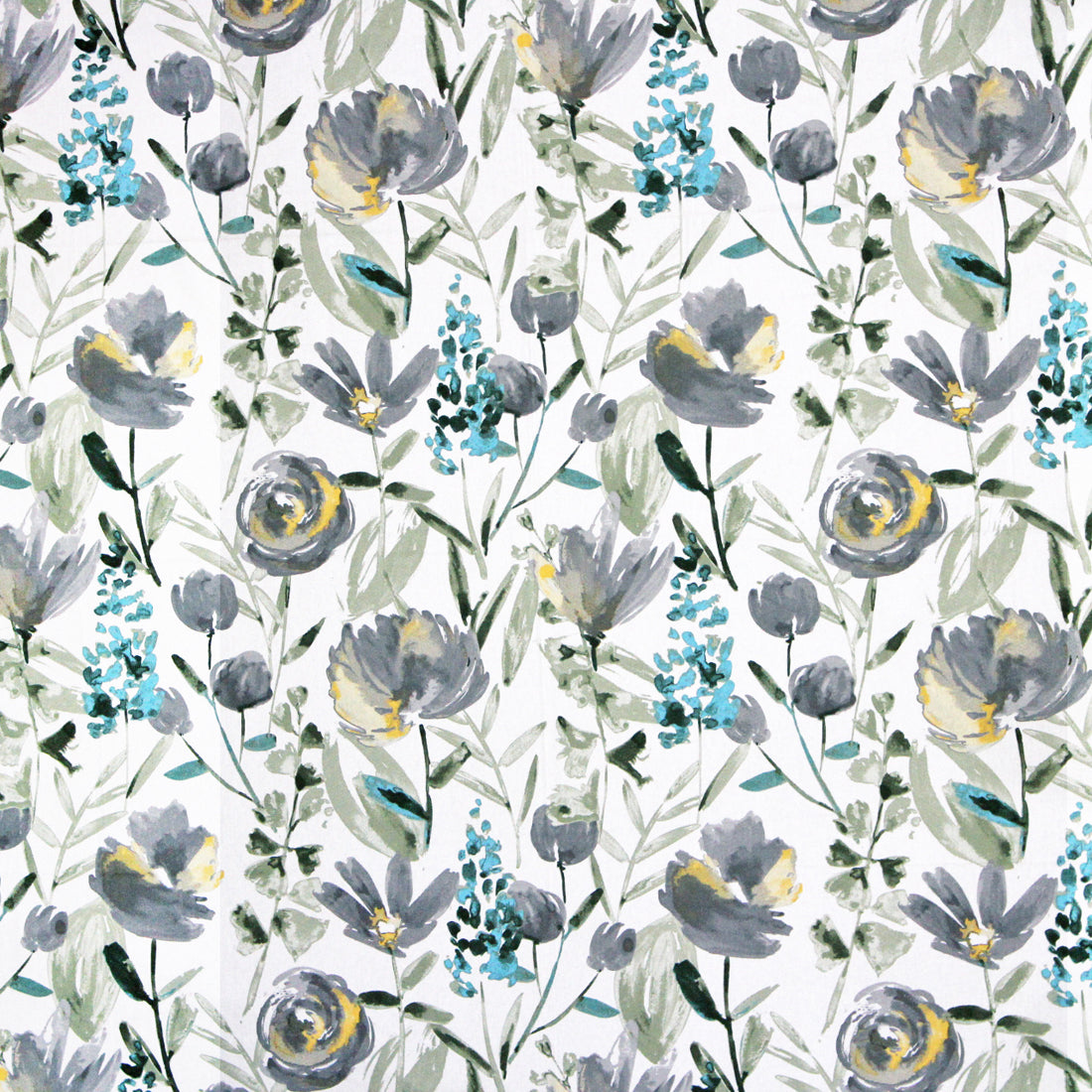 Soft Floral print Aqua Cotton Cushion Cover Set online in India