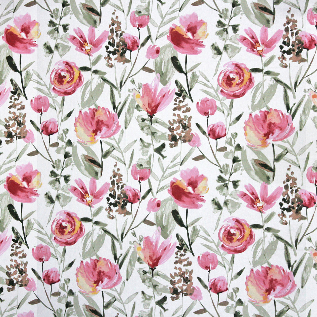 Soft Floral print Magenta Cotton Cushion Cover Set online in India