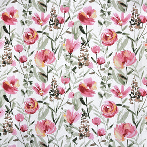 Soft Floral print Magenta Cotton Cushion Cover Set online in India