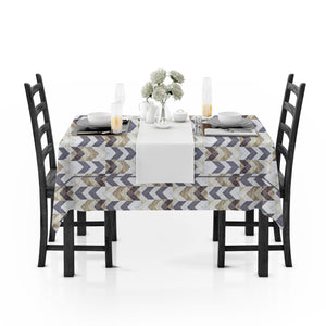 Prism Brown Printed Cotton Geometrical Table Cover(1 Pc) online in India