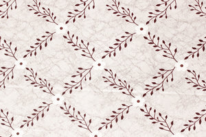 Soft Floral print Coffee Brown Cotton Cushion Cover Set online in India