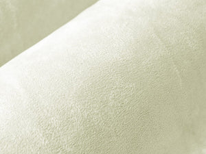 Luxurious Cream Velvet Bolster Cover Set in Imported Suede Polyester Material -2Pcs