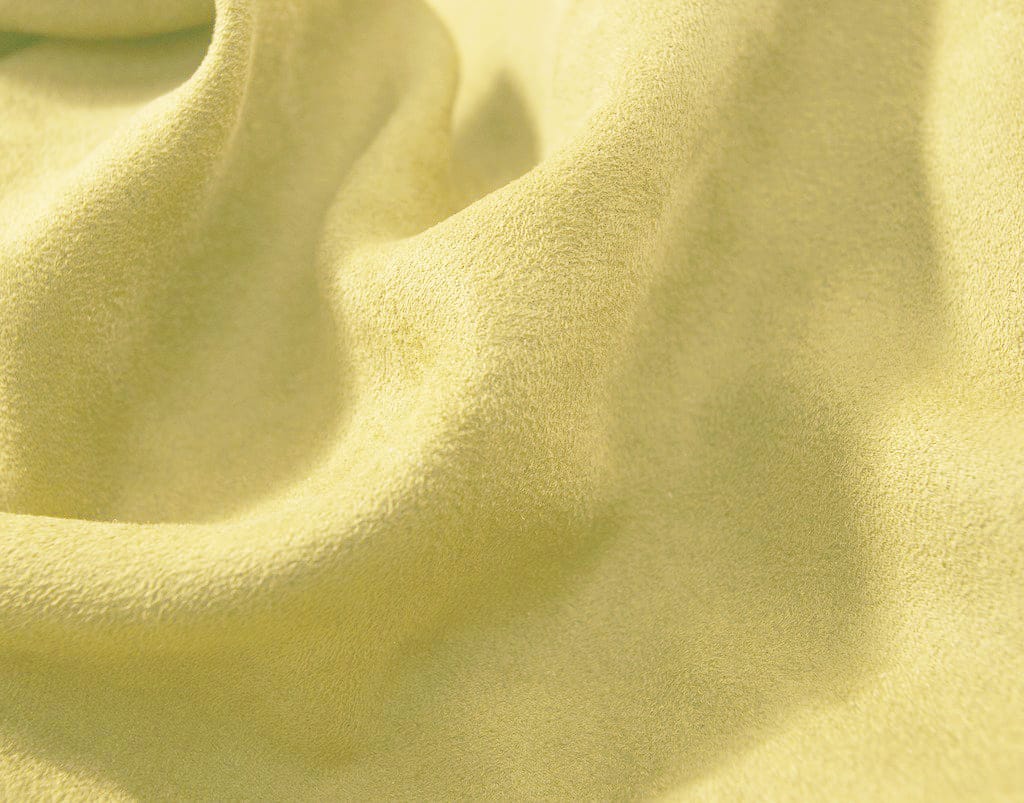Suede Lemon Yellow Plain Microfibre Table Cloth(1 Pc) online in India at best prices