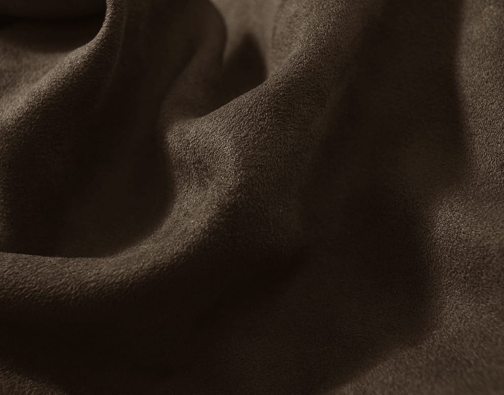 SUEDE Plain Microfibre 1 Pc Table Cloth - CHOCOLATE BROWN