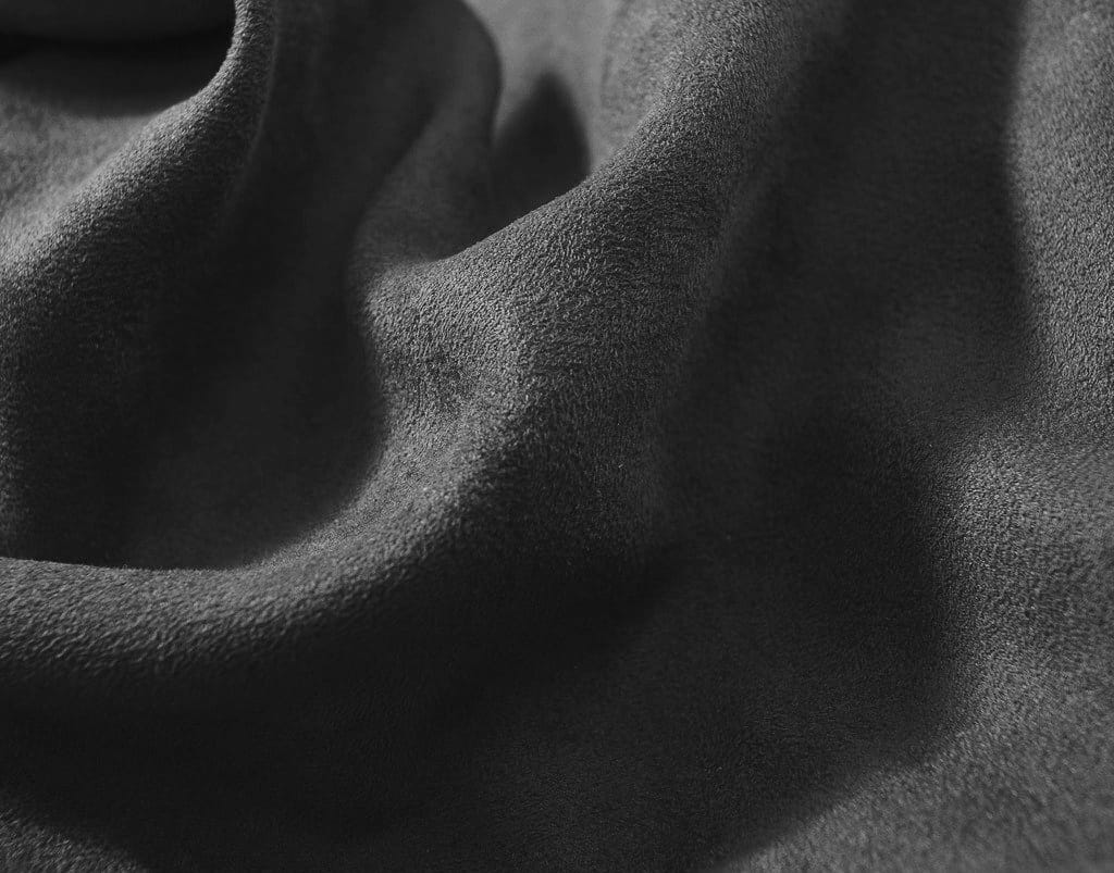 SUEDE Plain Microfibre 1 Pc Table Cloth - CHARCOAL