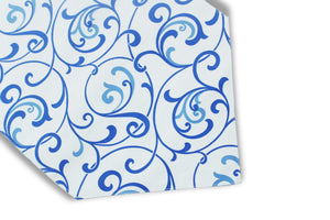144 TC Floral Cotton Table Runner for 6 Seater Table in Blue online