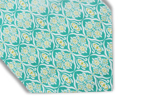 144 TC Ikat Cotton Table Runner for 6 Seater Table in Aqua online