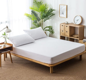 White Water Proof Terry Mattress Protector online at best prices
