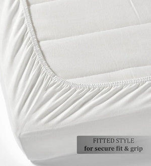 White Premium Fitted Water Proof Mattress Protector online in India