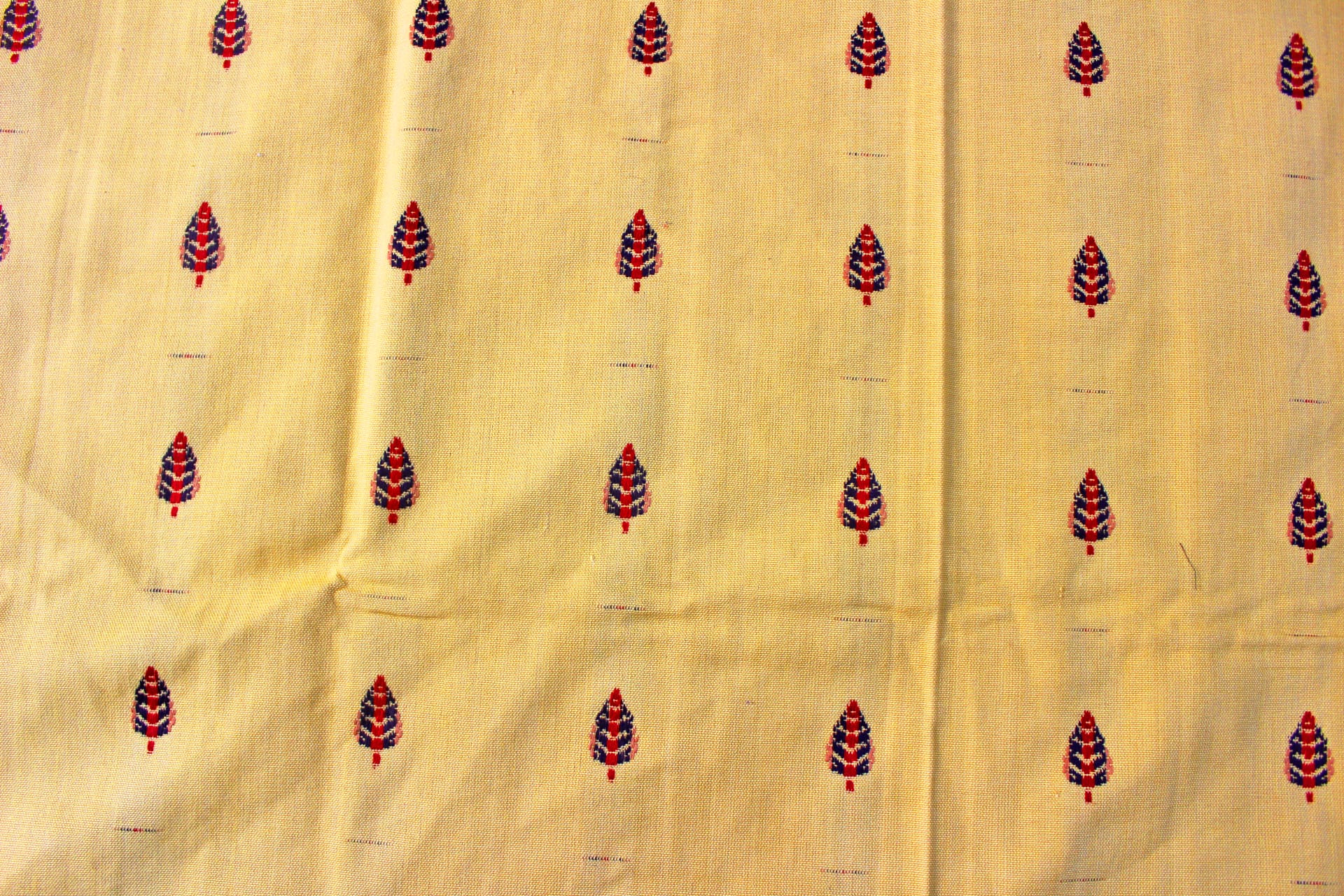 ALPHA Woven 100% Cotton Elegant Handloom Bed Cover