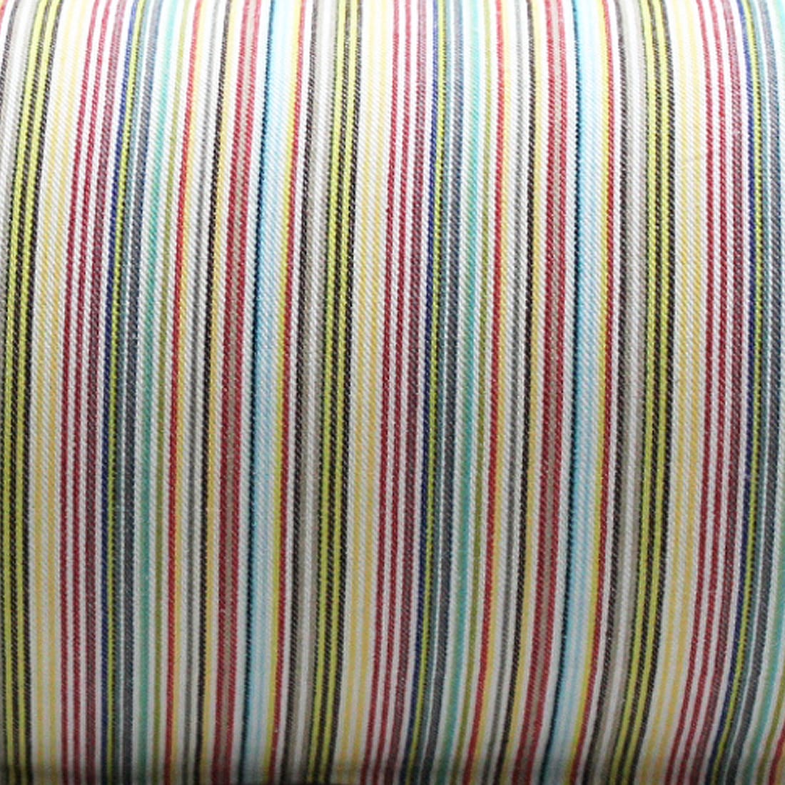 Soft Stripe Print Mercerised Woven Cotton Diwan Set(6 Pcs) online in India