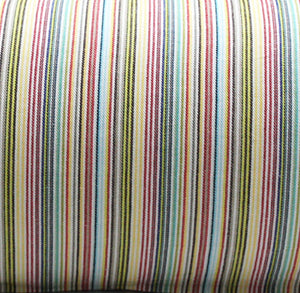 Alpha Peach Woven Cotton Stripes Table Cover(1 Pc) online in India
