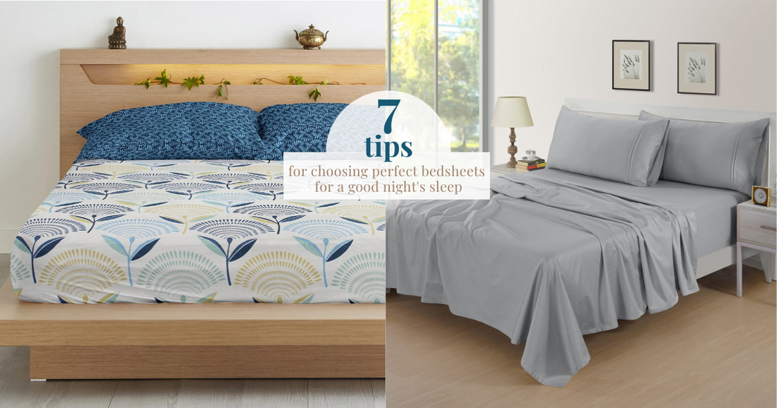 7 Tips for choosing perfect bedsheets - Best Bedsheet Collection online in India 