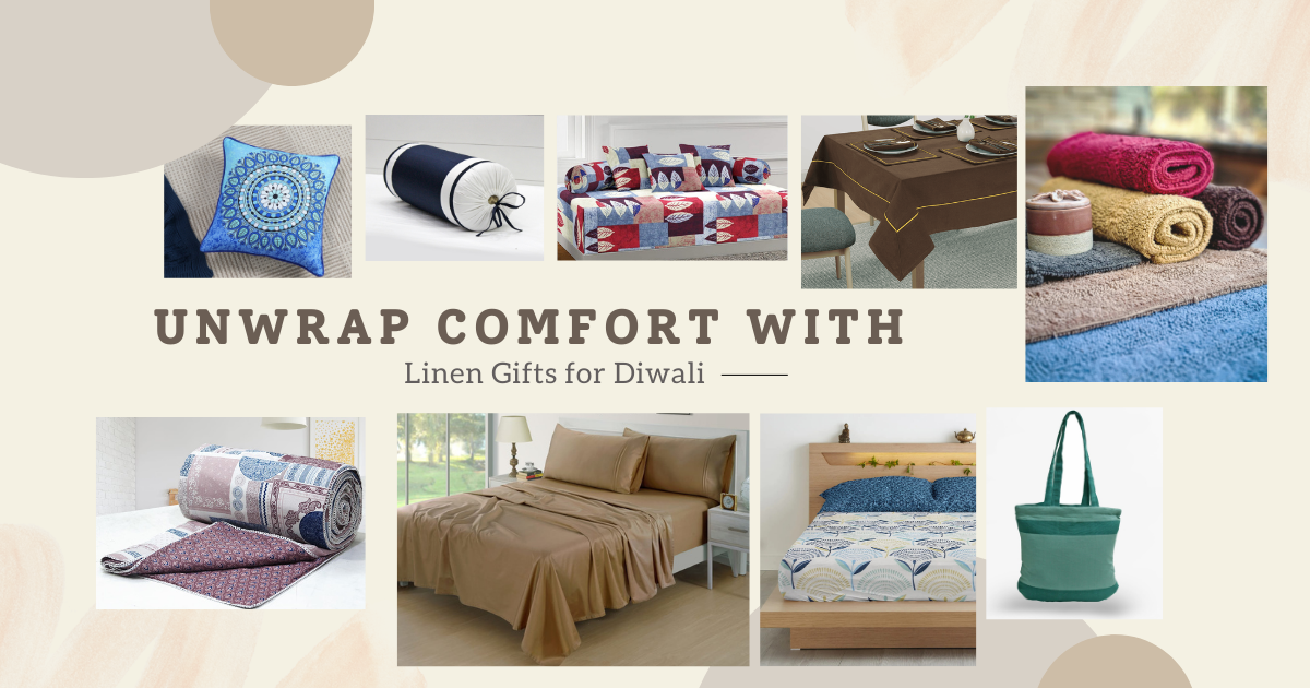 Linen Gifts for Diwali- Best Linen home furnishing collection online in India