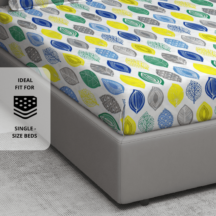 Digital Print Single Flat Bedsheet 