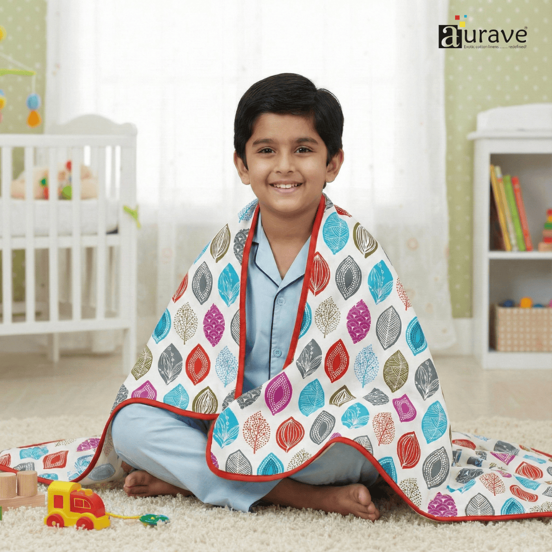 Kids Reversible Cotton Dohar 