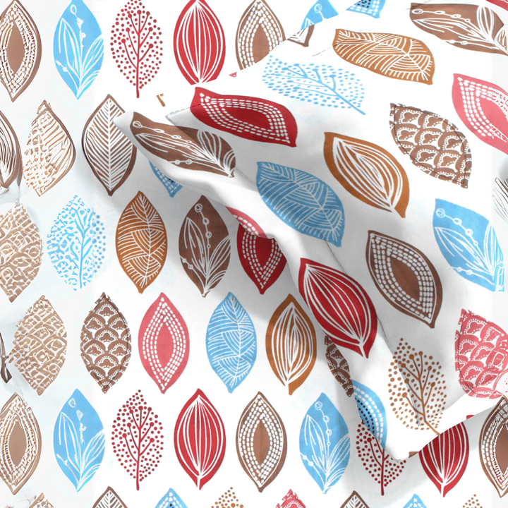 Close up Digital Print Single Fitted Bedsheet with Pillow Covers for Kids, Pink