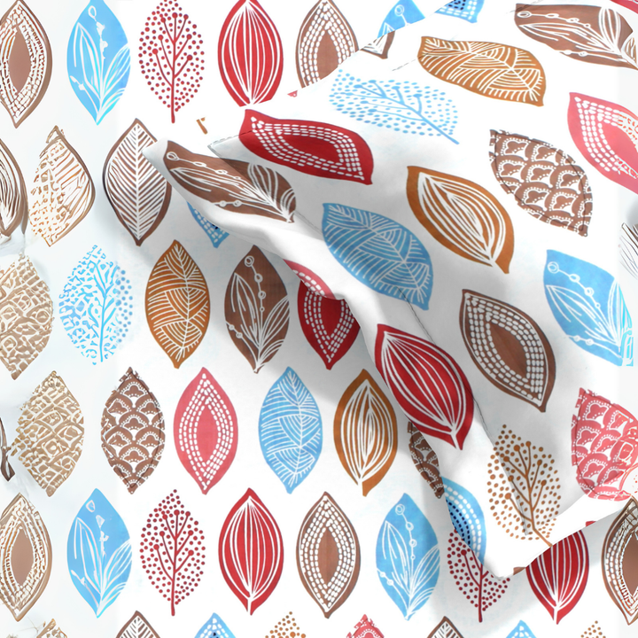 Full view Digital Print Single Flat Bedsheet with Pillow Covers for Kids, Pink