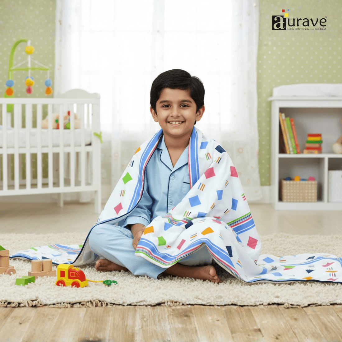 Kids Reversible Cotton Dohar