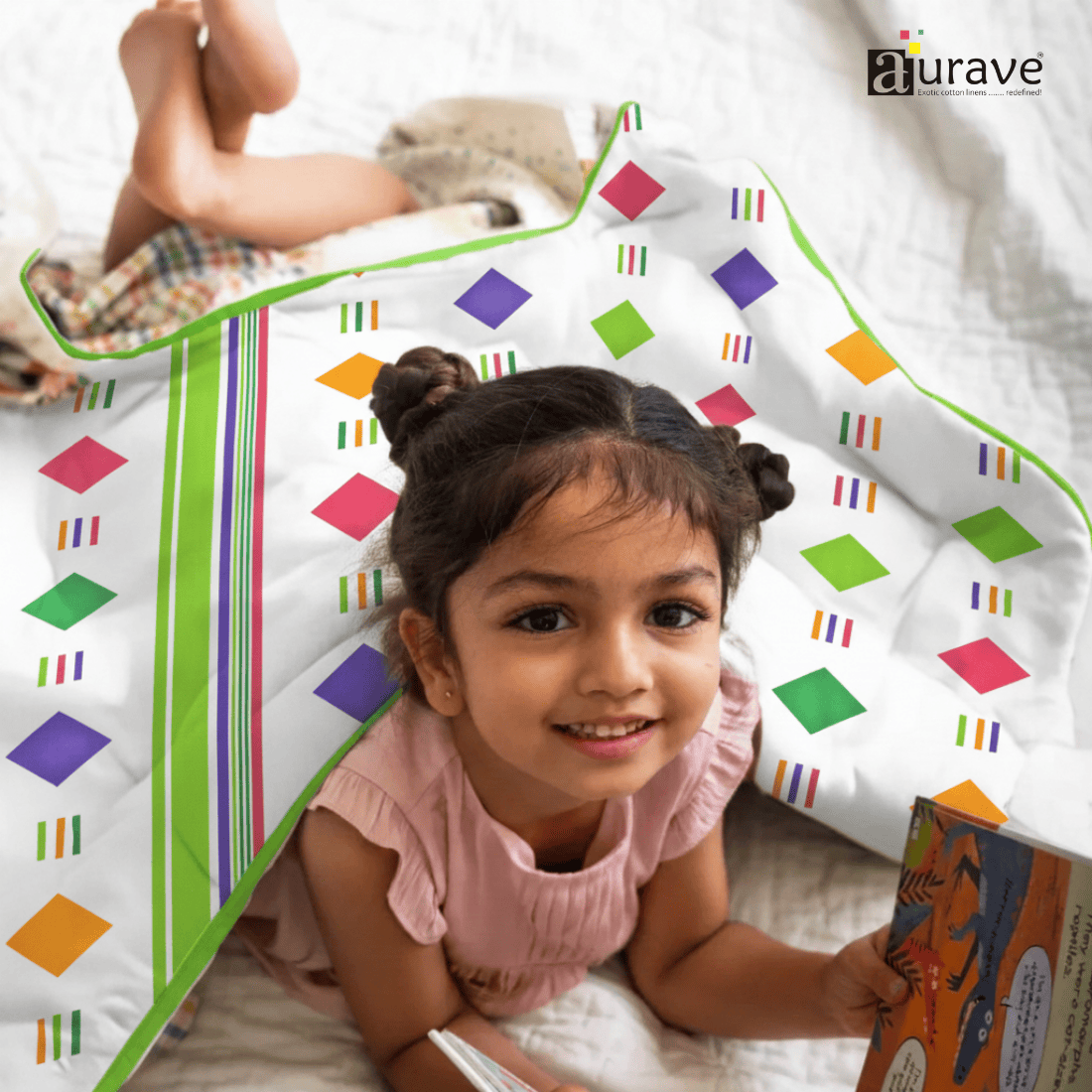 Kids Reversible Cotton Dohar