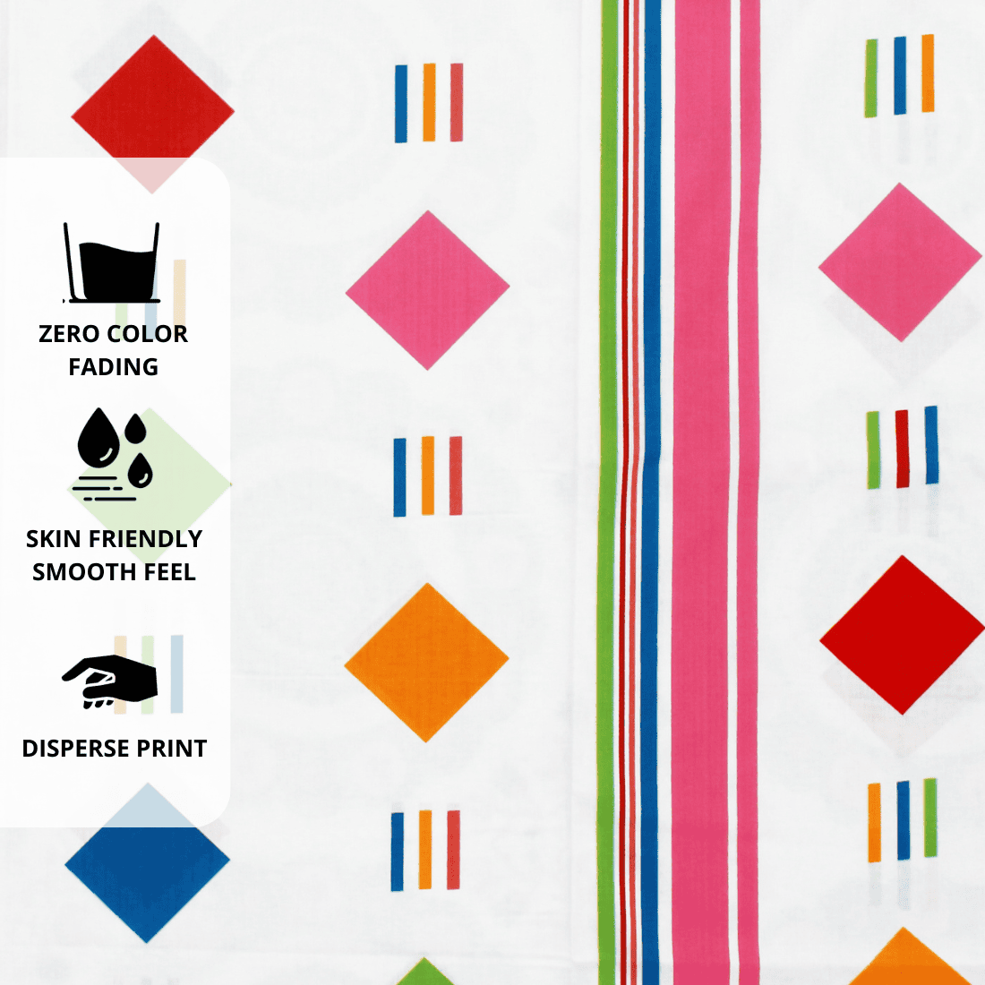 Digital Print Single Fitted Bedsheet Design 