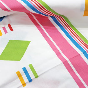 Geometrical Design Cotton Dohar, Pink