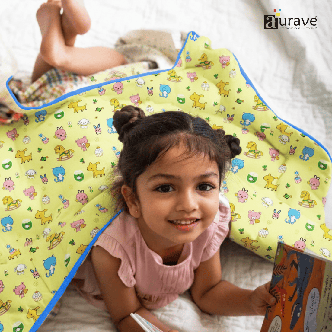 Kids Reversible Cotton Dohar 